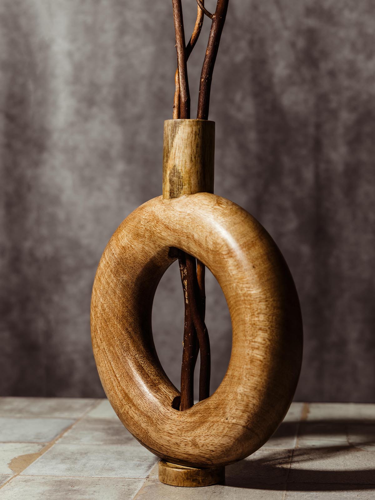 Bloom Wooden Vase