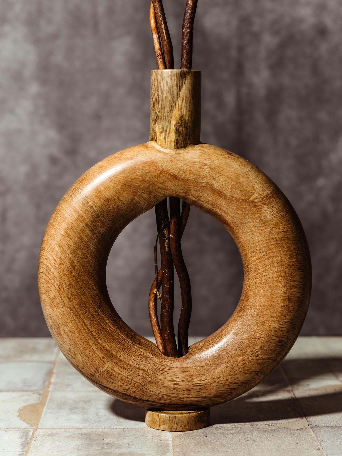 Bloom Wooden Vase