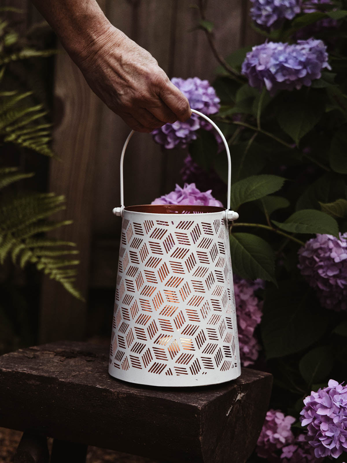 Glimmer Bright Iron Candle Lantern
