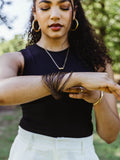 Bold & Beautiful in Bronze- Brass Bangle Bracelet