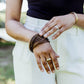 Bold & Beautiful in Bronze- Brass Bangle Bracelet