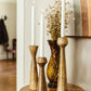 Katiera Wooden Candle Holder Set