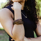 Bold & Beautiful in Bronze- Brass Bangle Bracelet