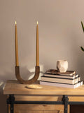 Arc Wooden Candle Holder
