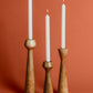 Katiera Wooden Candle Holder Set