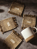 Woven Wool Coasters (Set of 4)