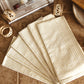 Garden Party Block Printed Stripe Napkin Set