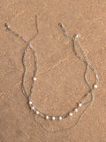 Coquette Silver Layered Necklace Set (Interchangeable)