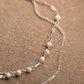 Coquette Silver Layered Necklace Set (Interchangeable)